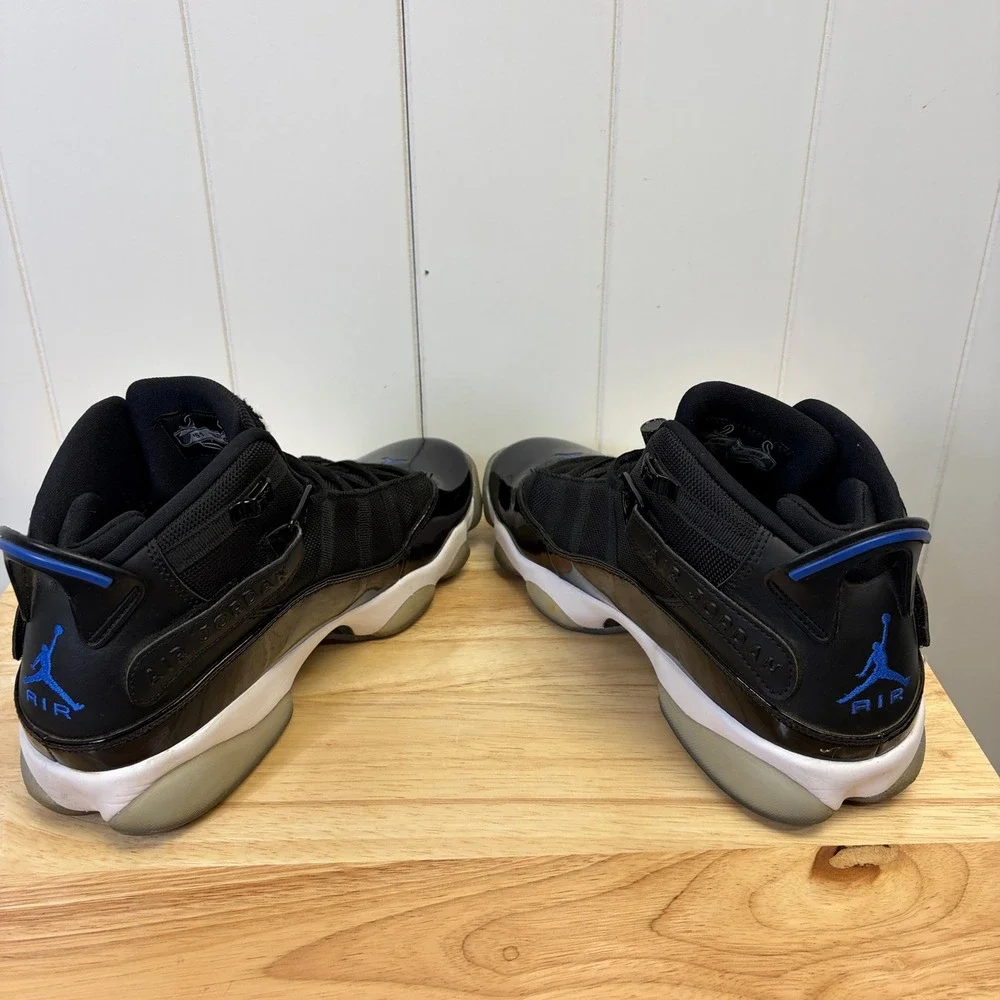 Jordan 6 Rings Basketball Shoes Men Size 9.5 Varsity Royal Space Jam 322992-006